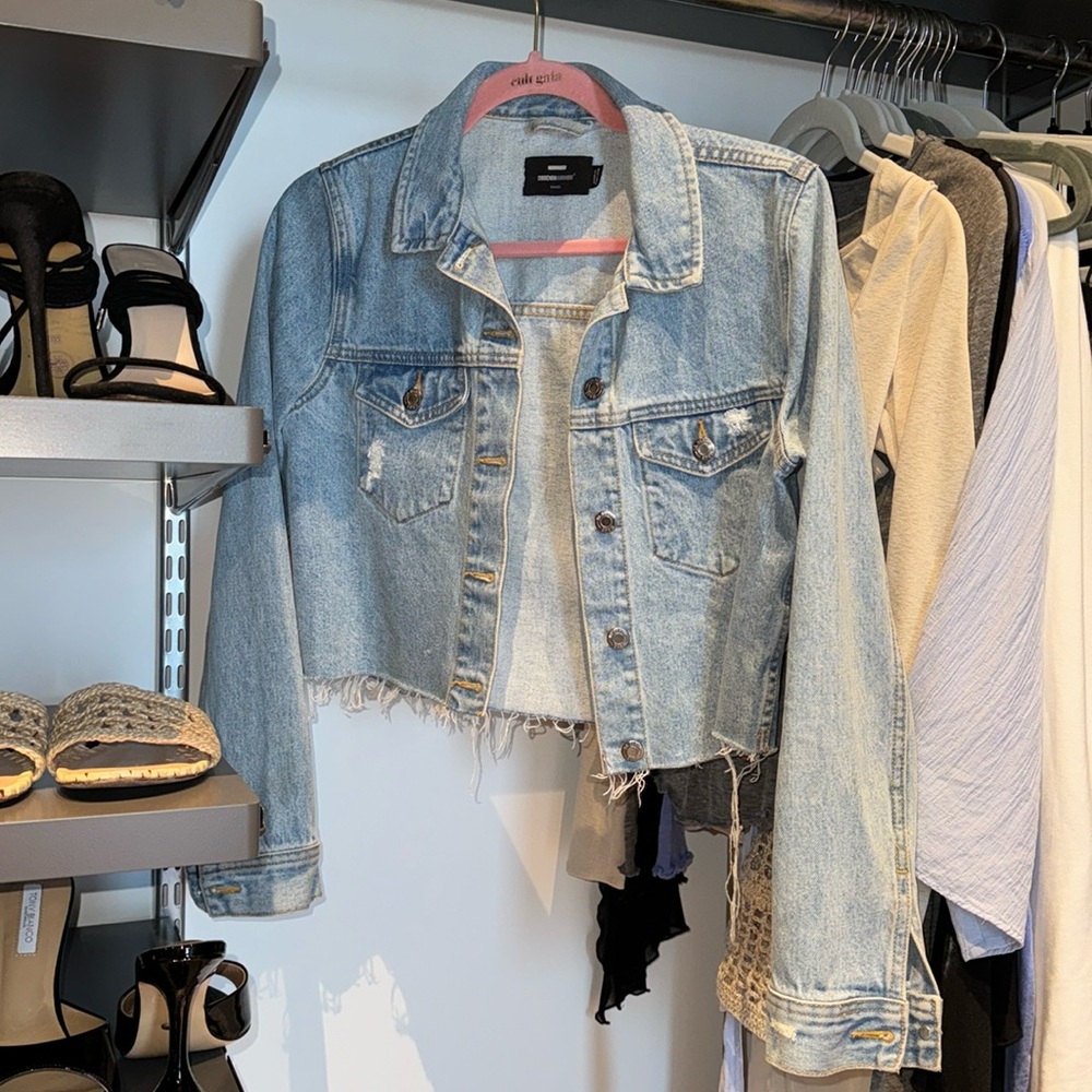 Dr. Denim Cropped Denim Jacket
